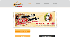 Desktop Screenshot of kulmbacher-pizzaservice.de